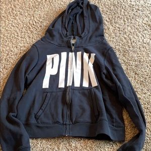 Full zip PINK sweatshirt